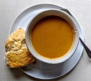 Curried Butternut Squash & Roasted Garlic Soup Slow Cooker & Instant Pot