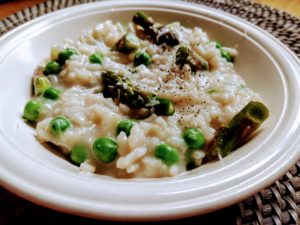 Instant Pot Spring Risotto Bianco with Asparagus