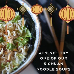 Trio of Chinese Noodle Soups